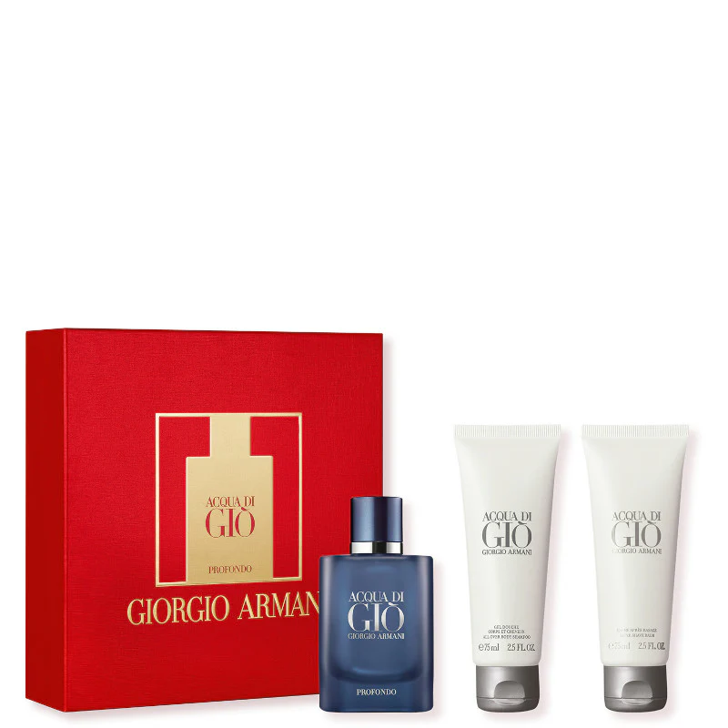 Acqua Di Gio' Pour Homme Profondo Confezione 40 ML Eau de Parfum + 75 ML Gel Doccia + 75 ML Latte Corpo - Image 3