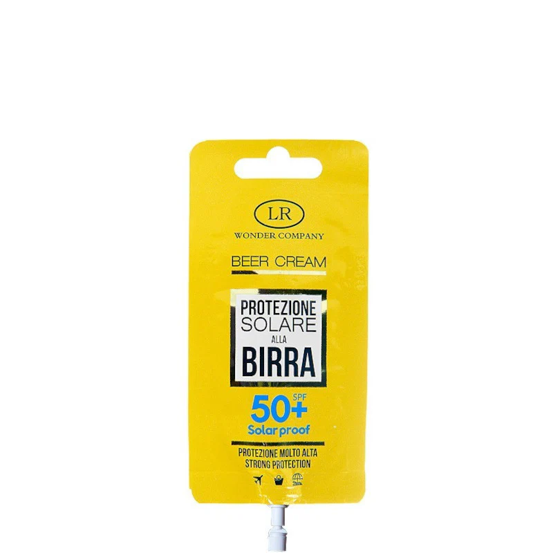 BEER CREAM - Protezione Solare alla Birra Viso/Corpo SPF 50+ 15 ML