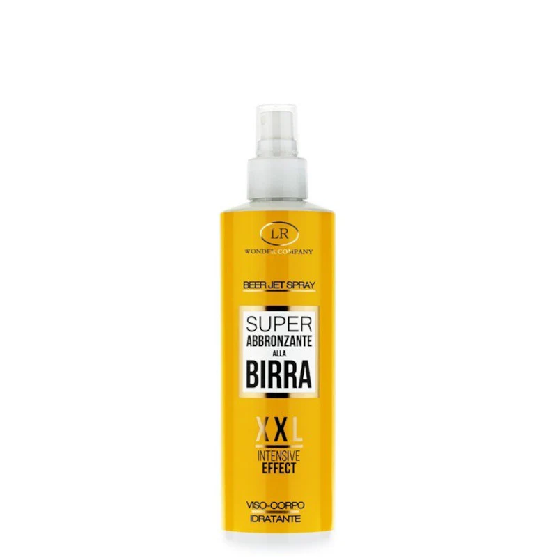 BEER JET SPRAY XXL - Super Abbronzante alla Birra Viso/Corpo 200 ML