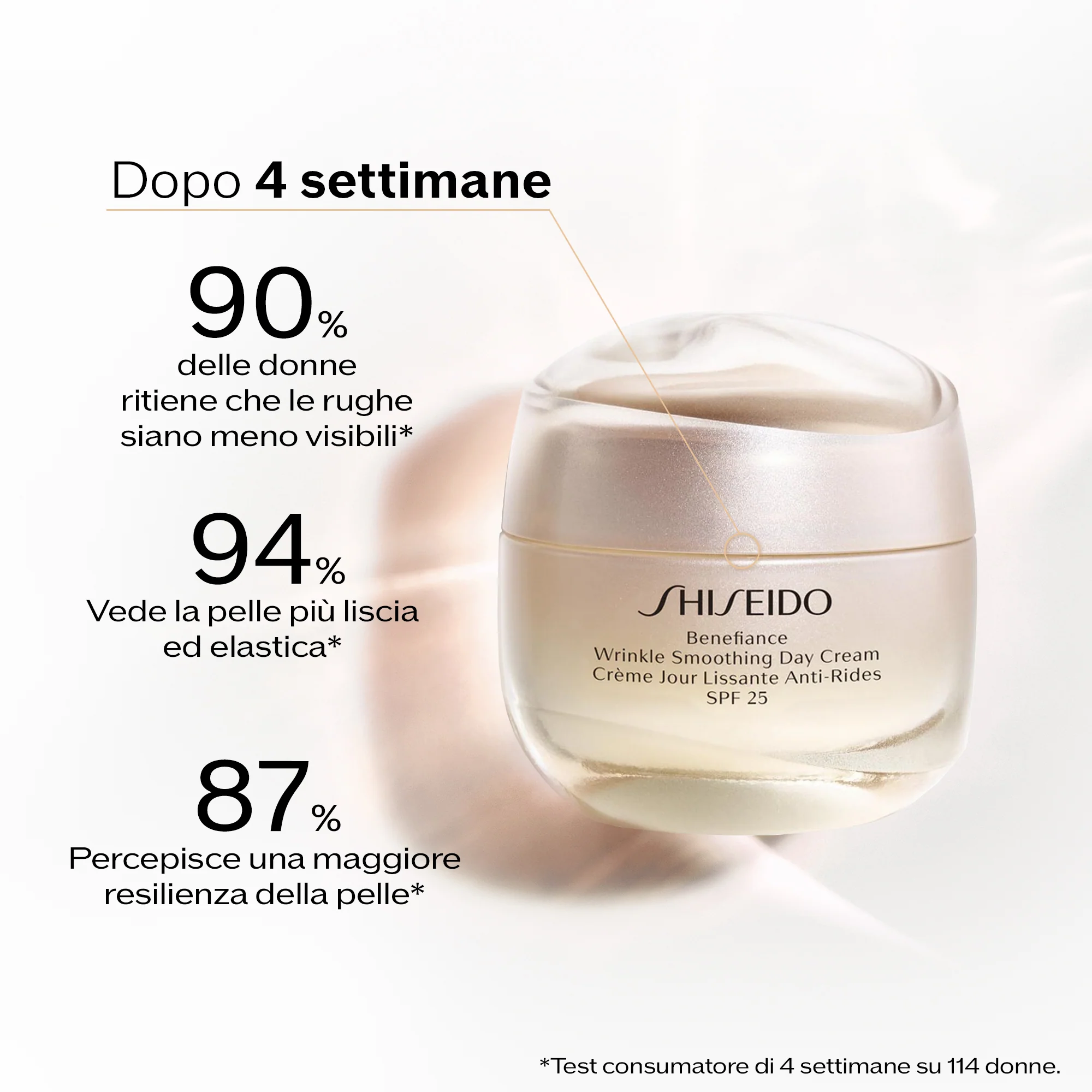 Benefiance Wrinkle Smoothing Day Cream SPF 25 50 ML - Image 2
