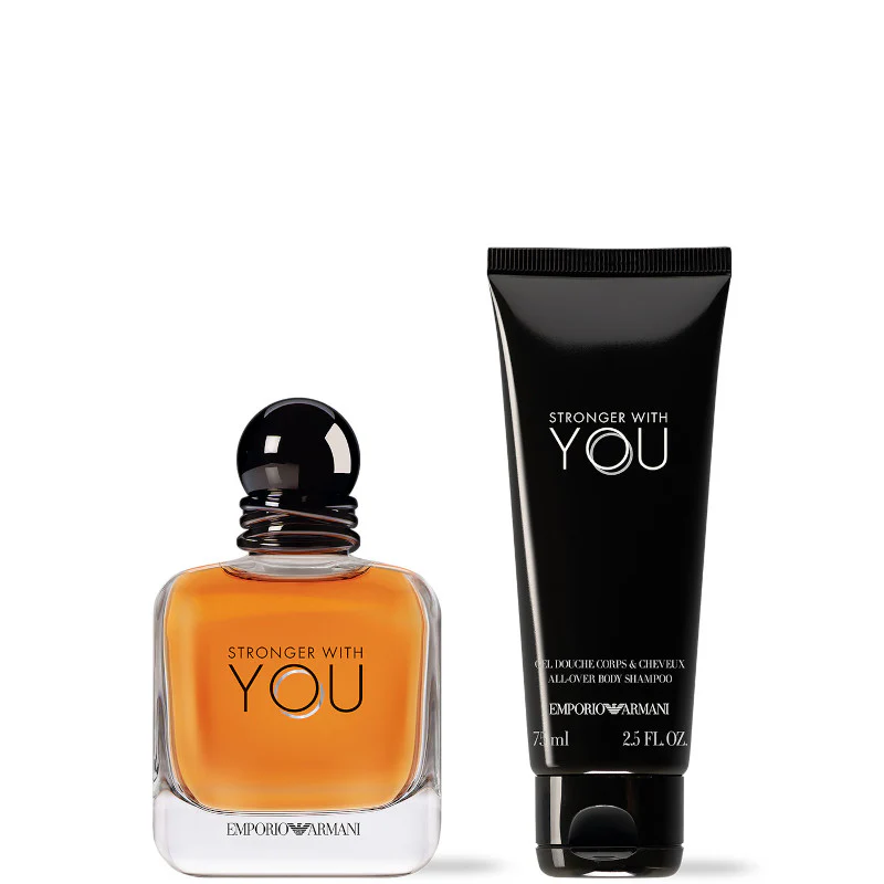Emporio Armani Stronger With You Confezione 50 ML Eau de Toilette + 75 ML Shower Gel - Image 2