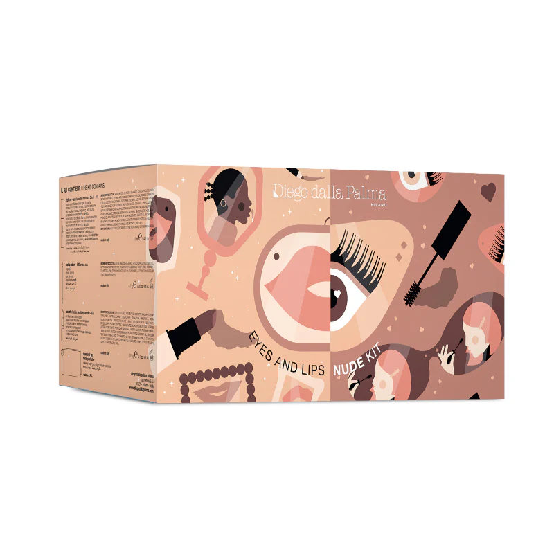 Eyes And Lips Nude Kit Mascara Ciglione n. 111 Nero + Mini Matita Labbra n. 500 + Rossetto Lucido Semitrasparente 271 + Nude pochette - Image 2