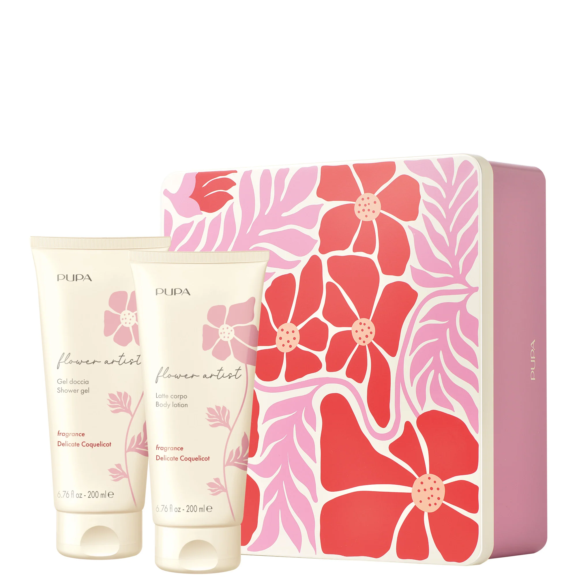 Flower Artist Gel Doccia + Latte Corpo Delicate Coquelicot
