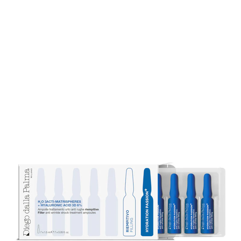 H20 3ACTI-MATRISPHERES + HYALURONIC ACID 3D 6% - Ampolle trattamento urto anti rughe riempitive 7x1,5ml cad fiala - Image 4