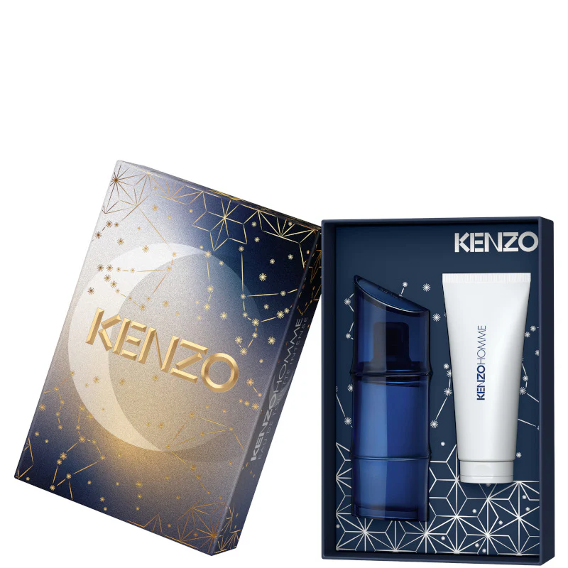 Kenzo Homme EDT Intense Confezione 60 ML Eau de Toilette Intense + 75 ML Gel Doccia