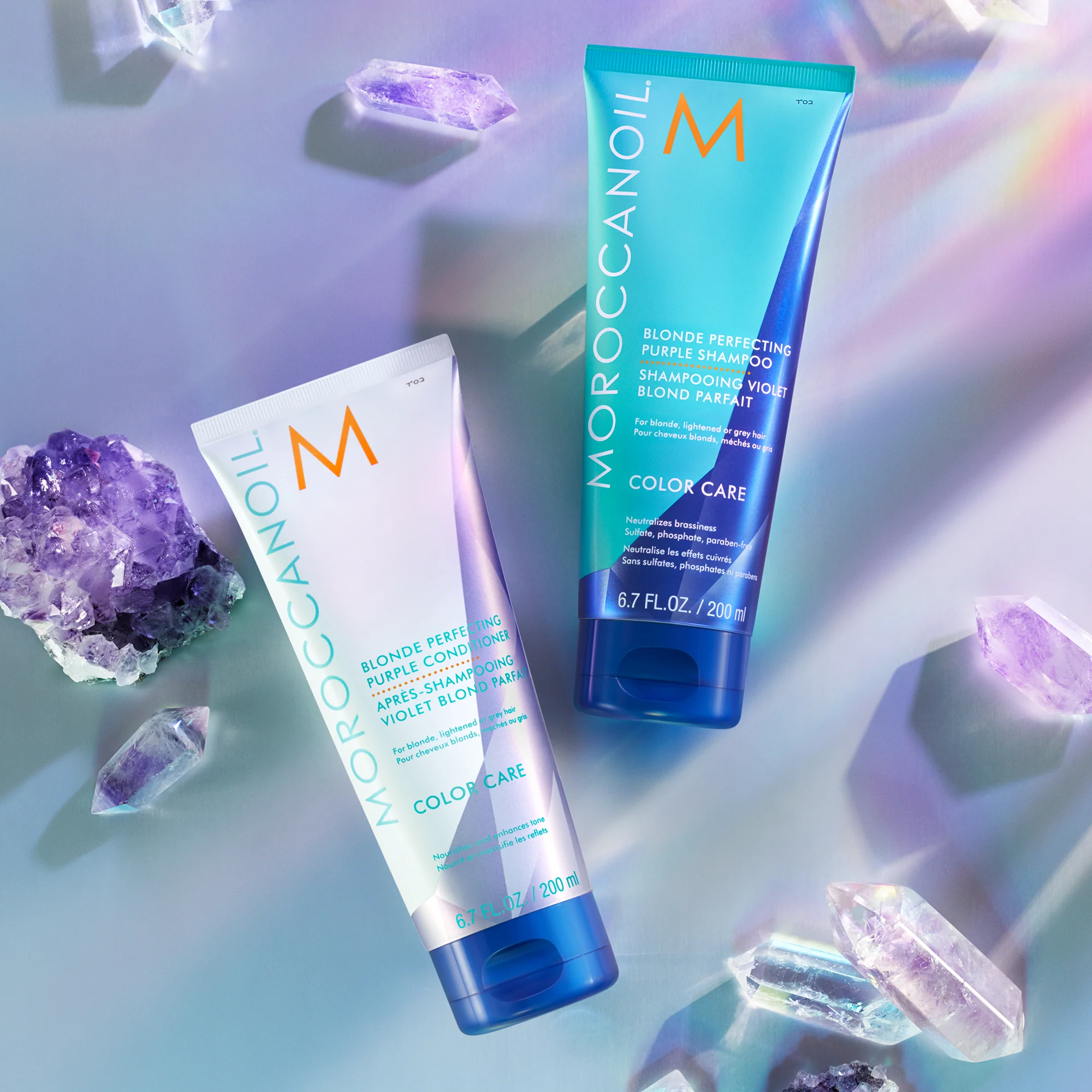 Moroccanoil Blonde Perfectiong Purple Conditioner - Image 5