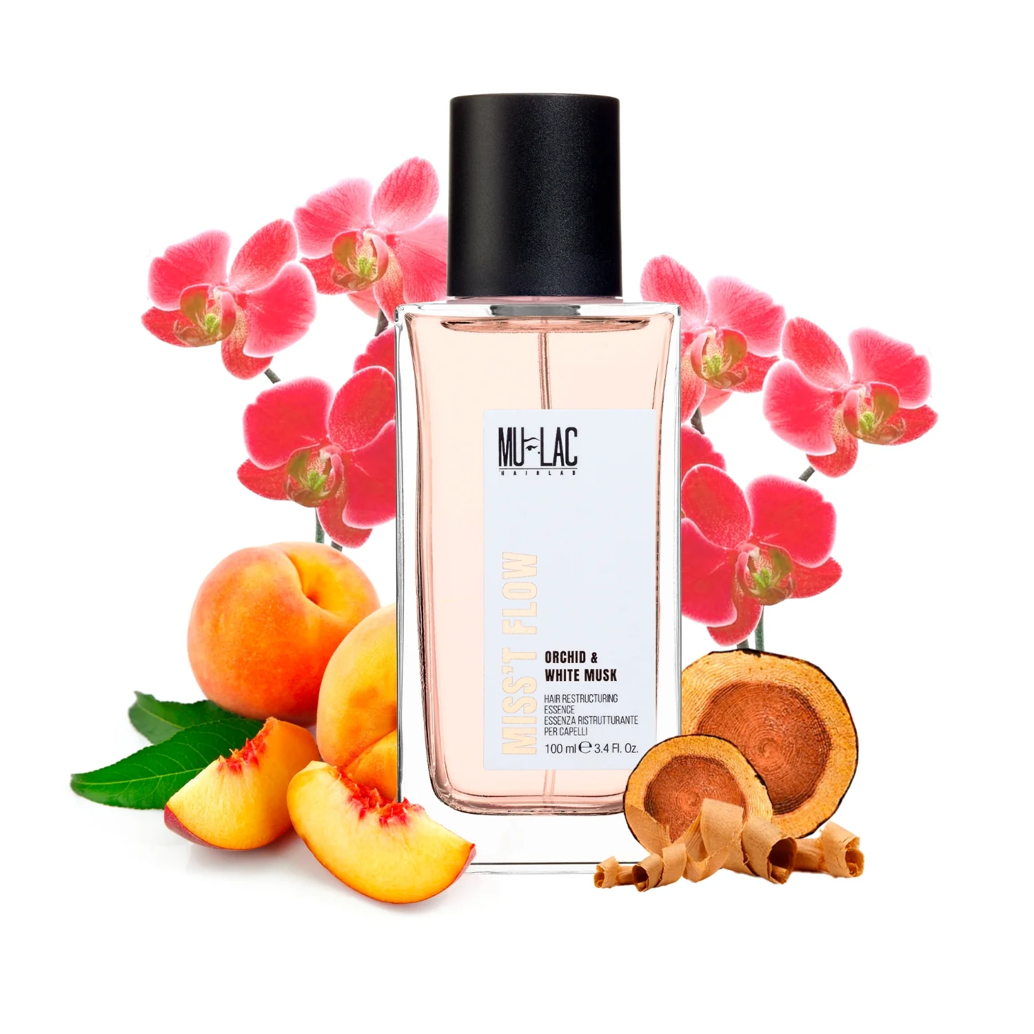 Mulac MISS'T FLOW Orchid & White Musk Essenza Ristrutturante Capelli - Image 3