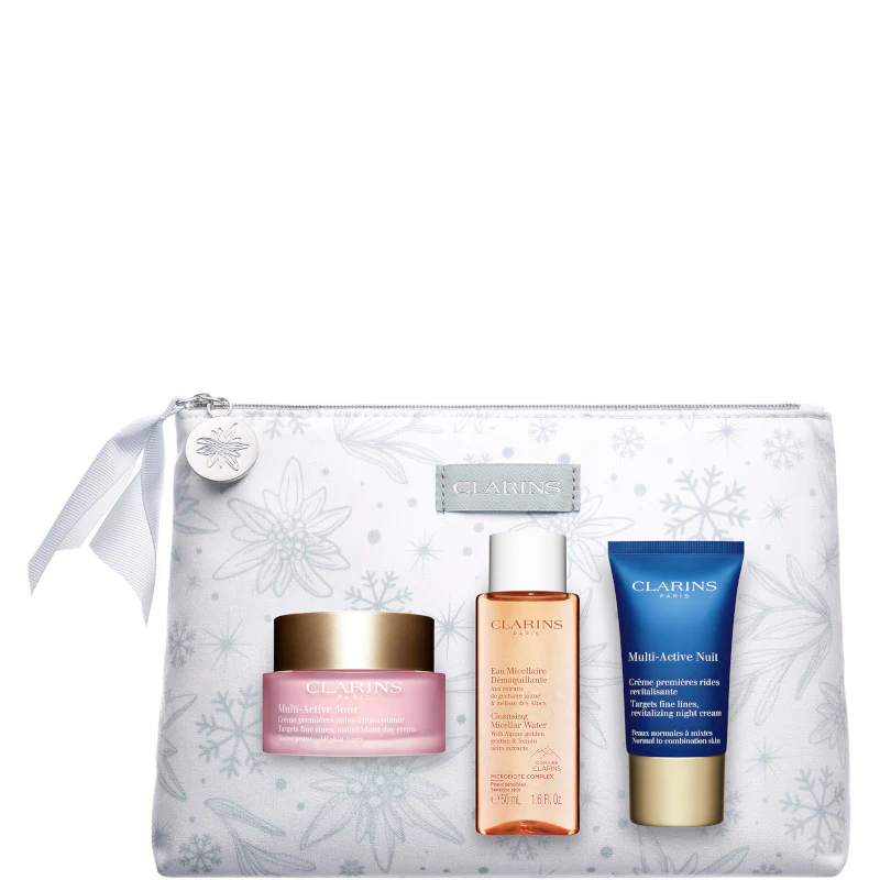 Multi-Active Jour - Tutti i tipi di Pelle Confezione 50 ML Crema Viso Giorno + 15 ML Crema Viso Notte + 50 ML Acqua Micellare + Beauty Clarins - Image 3