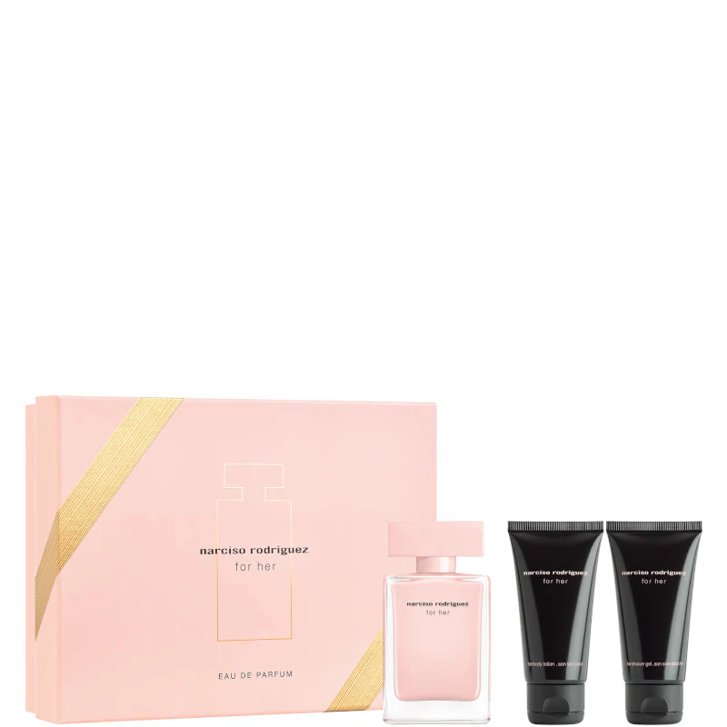 Narciso Rodriguez For Her EDP Confezione 50 ML Eau de Parfum + 50 ML Body Lotion + 50 ML Shower Gel - Image 5